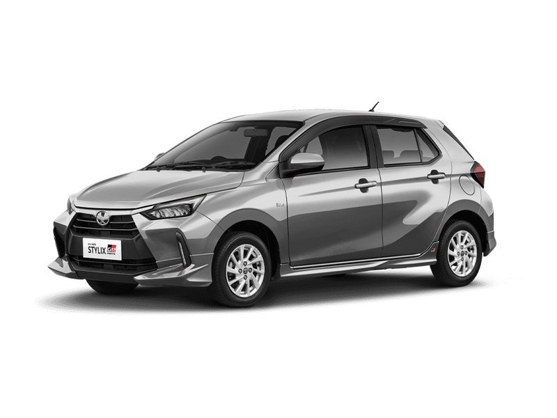 Toyota Agya warna Gray Metallic