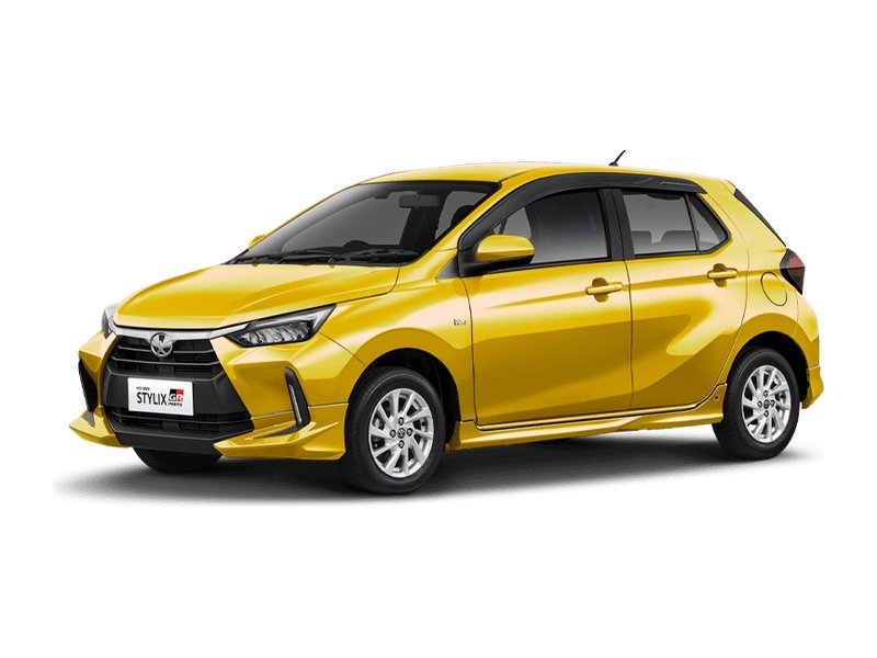 Toyota Agya warna Orange Metallic