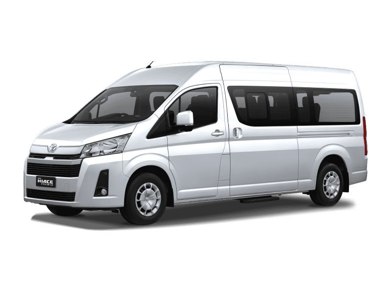 Toyota Hiace warna White Pearl Crystal Shine